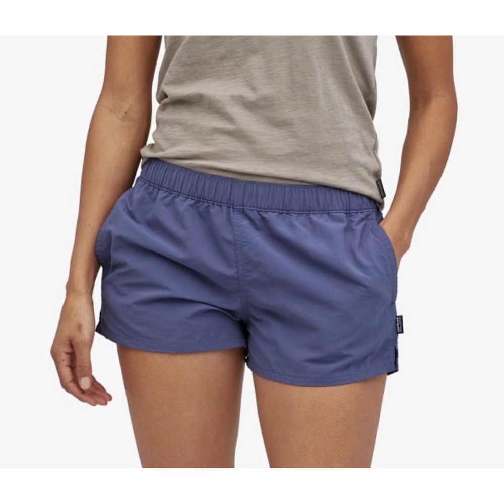 Patagonia Barely Baggies 2" Shorts Athletic Hiking Camping Purple Dusty Blue M